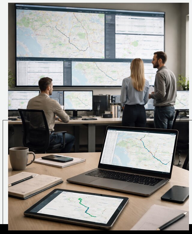 Трекинг грузов и Fleet Management, мониторинг автопарка в Куйбышеве